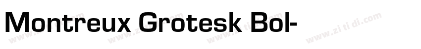 Montreux Grotesk Bol字体转换